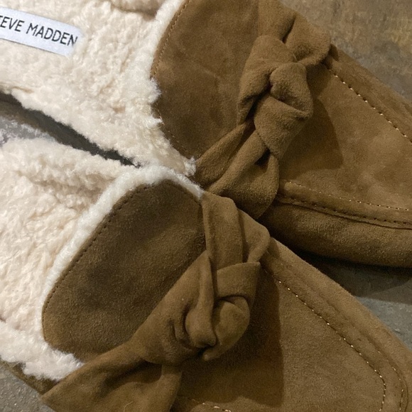 Steve Madden Chart Suede Knot Detail Flat Mules sz 9 - Picture 6 of 10
